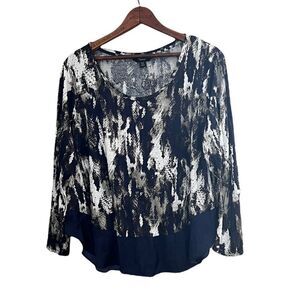 Simply Vera Vera Wang Long Sleeve Lightweight Top